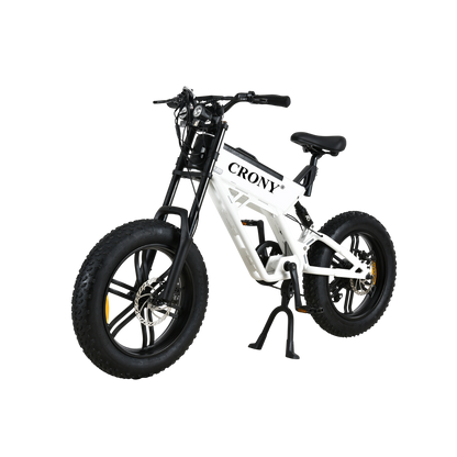 دراجة كهربائية CRONY T01 بقوة 750 واط، إطار سميك 20 بوصة، دراجة كهربائية للبالغين