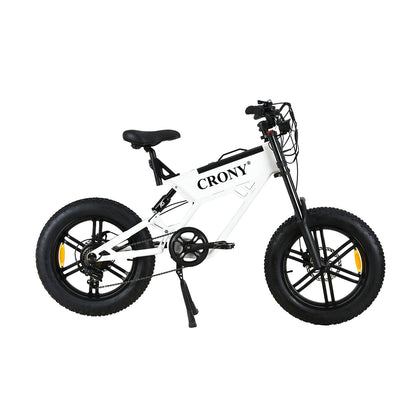 دراجة كهربائية CRONY T01 بقوة 750 واط، إطار سميك 20 بوصة، دراجة كهربائية للبالغين