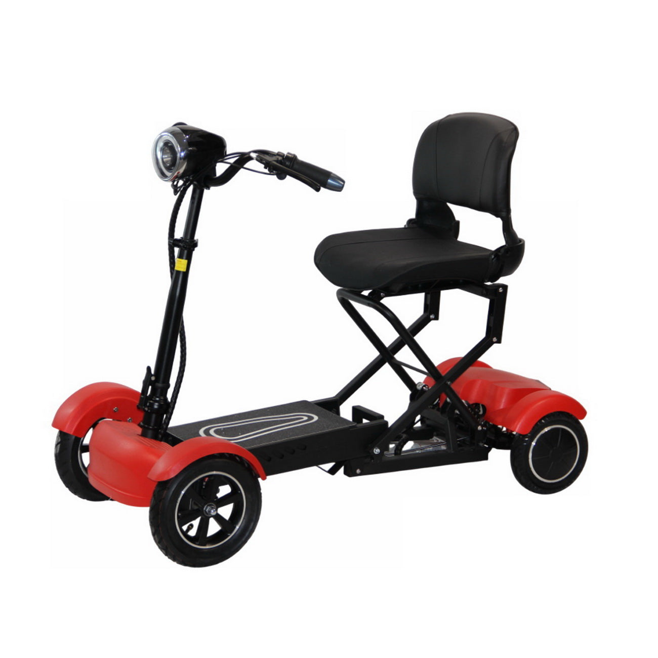 سكوتر التنقل الكهربائي CRONY YB-M04 للبالغين، كرسي متحرك قابل للطي، مدى طويل، عجلة أمامية 10 إنش، سكوتر للسفر