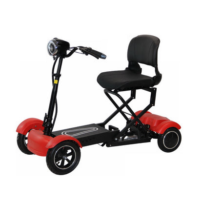 سكوتر التنقل الكهربائي CRONY YB-M04 للبالغين، كرسي متحرك قابل للطي، مدى طويل، عجلة أمامية 10 إنش، سكوتر للسفر