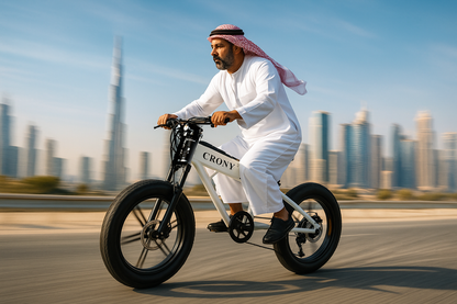 دراجة كهربائية CRONY T01 بقوة 750 واط، إطار سميك 20 بوصة، دراجة كهربائية للبالغين