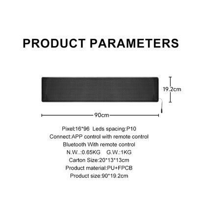 CRONY K16-2 900-192مم K16-3 1330-192مم K16-4 1760-192مم جهاز تحكم عن بعد للسيارة عرض دي آي واي شاشة عرض إعلانية LED تحكم عبر تطبيق الهاتف المحمول