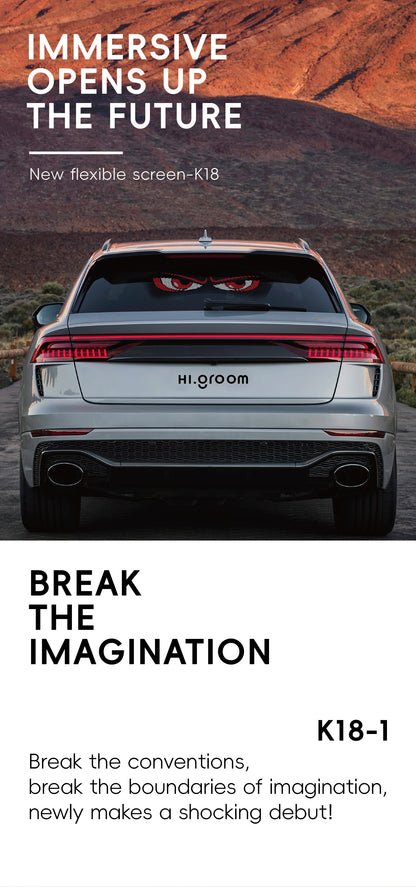 جهاز تحكم عن بعد للسيارة CRONY K18 عرض DIY شاشة عرض إعلانية LED تحكم عبر تطبيق الهاتف المحمول