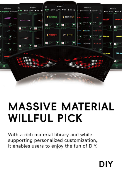 جهاز تحكم عن بعد للسيارة CRONY K18 عرض DIY شاشة عرض إعلانية LED تحكم عبر تطبيق الهاتف المحمول