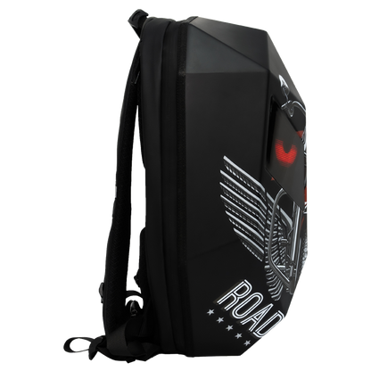 حقيبة ظهر عرض LED بتقنية نقل الماء لرجل الحديد كروني، حقيبة ظهر LED مطورة لرجل الحديد، حقيبة ظهر فارس بشاشة LED، حقيبة ظهر دراجة نارية، حقيبة سفر رائعة، حقيبة سكوتر -2