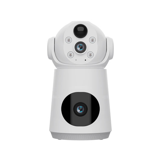 كاميرا أمان لاسلكية داخلية CRONY VQS003WIFI 4MP تعمل بالبطارية مع واي فاي، كشف الحركة، رؤية ليلية، صوت ثنائي الاتجاه، مراقبة منزلية