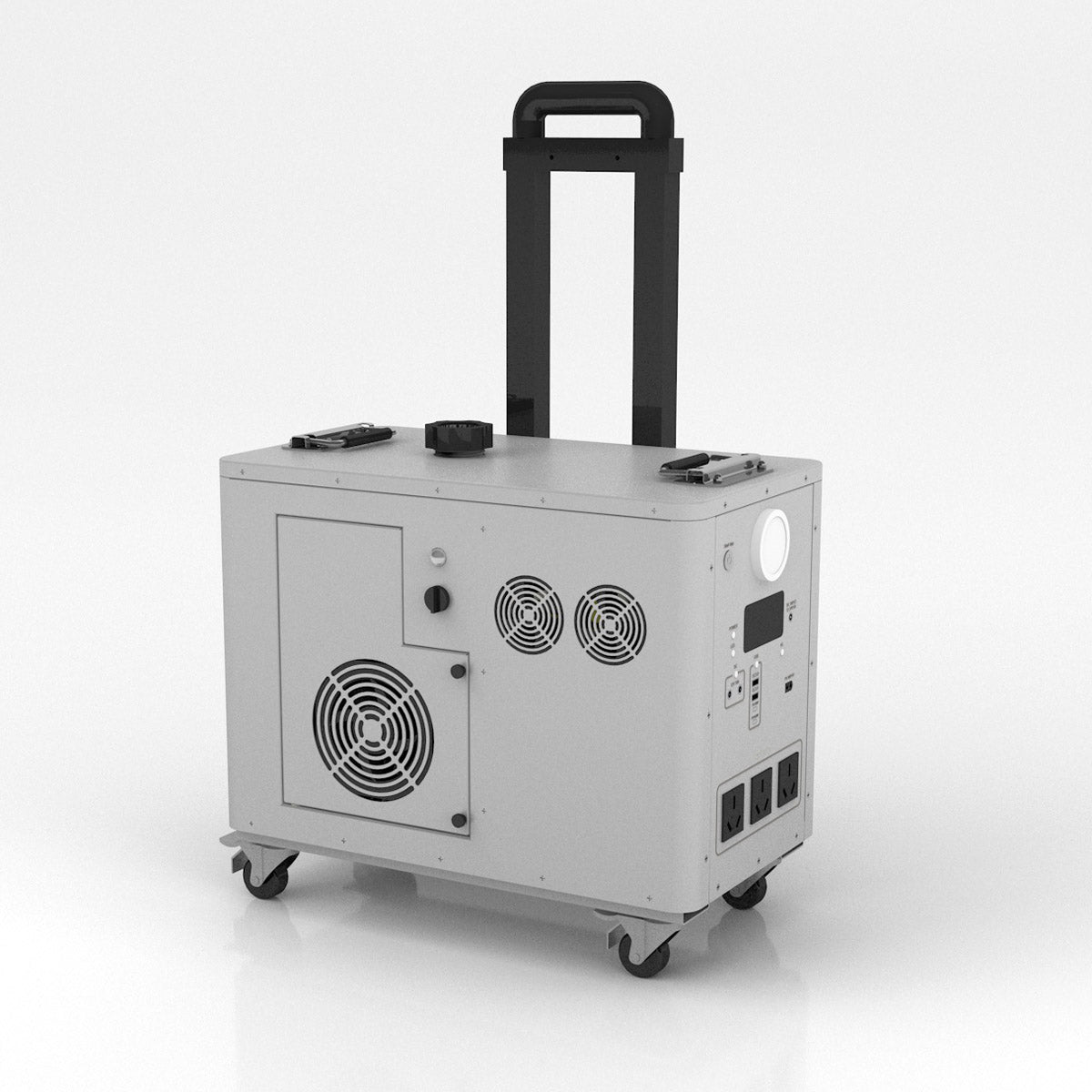 CRONY EB-S1500 2400W Gasoline storage battery With Trolley LiFePO4 Battery 550W Engine with AC DC USB Output for Home and Outdoor Use