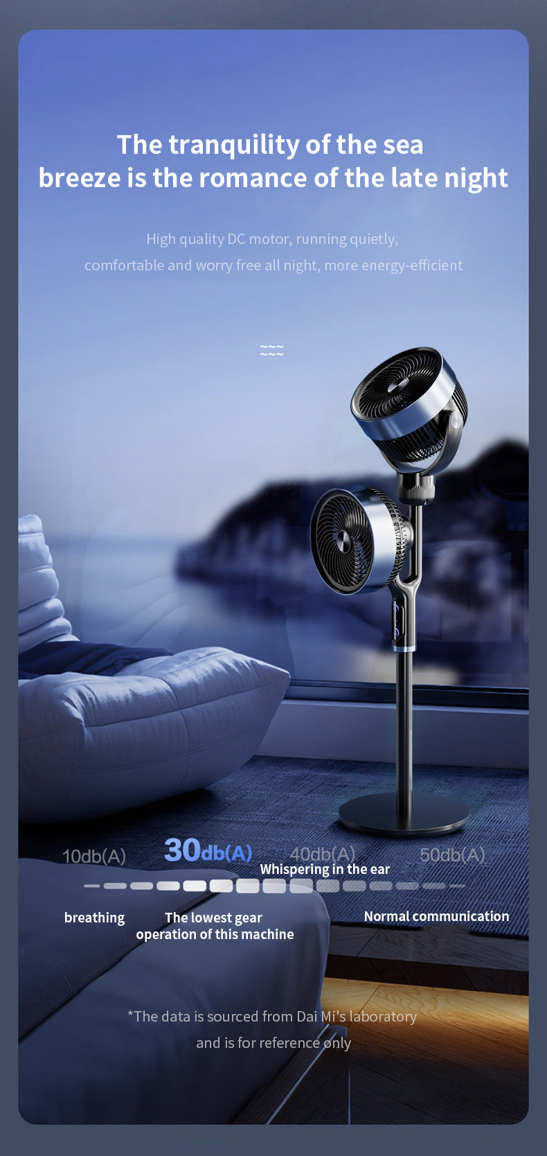 مروحة دائرية ذات رأسين DYMIROY LC-820