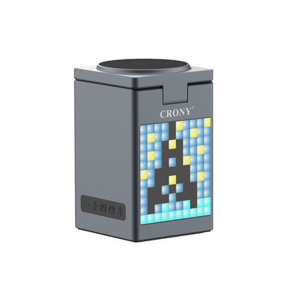 CRONY S5 Wireless charger With Speaker and Clock