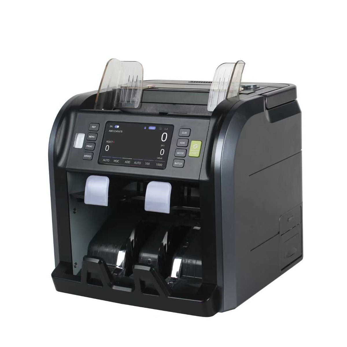 كروني AL958 AL-958 عداد نقود متعدد العملات آلة فرز النقود عداد الأوراق النقدية مع كشف الأوراق المزيفة عداد النقود