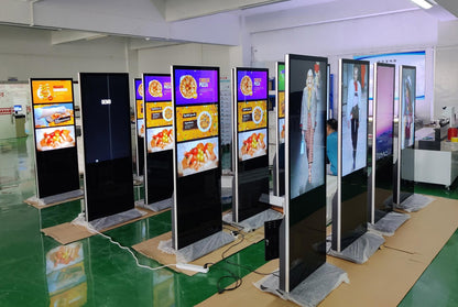 كروني TX65-2 جهاز إعلاني بشاشة 64 بوصة عرض إعلاني عمودي لافتة رقمية ذكية بنظام أندرويد