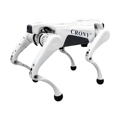 CRONY Advanced Smart AI Robot Dog, engineered for advanced technology enthusiasts, education, research, and AI development. Designed with a premium aluminum alloy frame combined with high