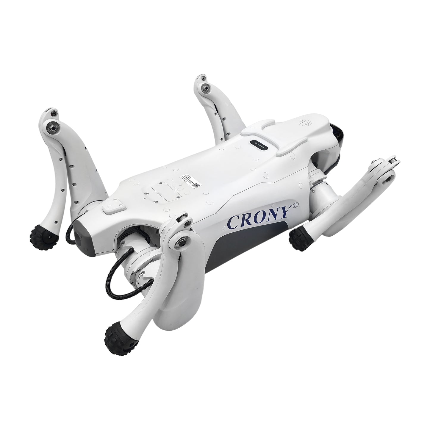 CRONY Advanced Smart AI Robot Dog, engineered for advanced technology enthusiasts, education, research, and AI development. Designed with a premium aluminum alloy frame combined with high