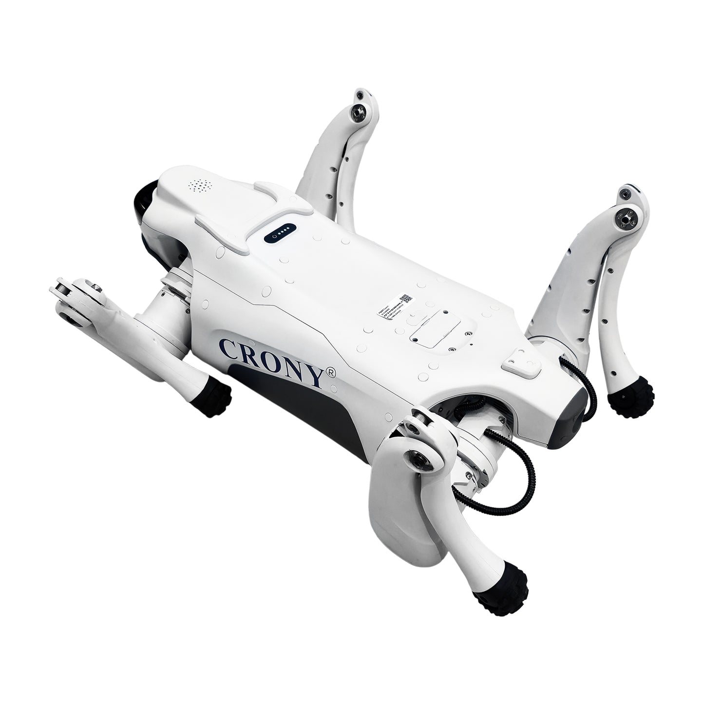 CRONY Advanced Smart AI Robot Dog, engineered for advanced technology enthusiasts, education, research, and AI development. Designed with a premium aluminum alloy frame combined with high