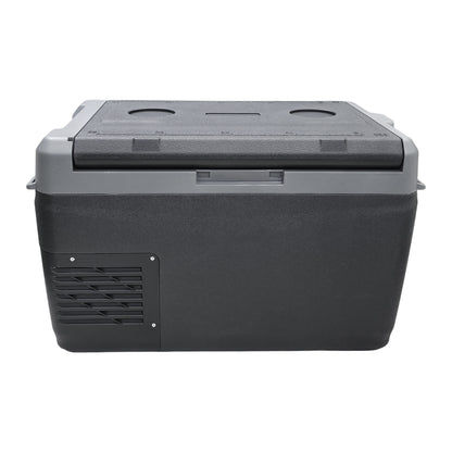 CRONY GC30 Portable Car Refrigerator 29L, 12V/24V DC & 100-220V AC Electric Cooler, -20°C to 20°C Temperature Range, LED Control Panel, Interior LED Light, Bottle Opener & Cup Holder, 1-Year Warranty