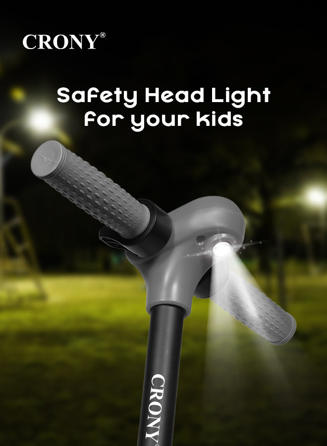 سكوتر كهربائي للأطفال CRONY ZL-E7 مع مكبر صوت، إطار قابل للطي وخفيف الوزن مع إطارات فراغية