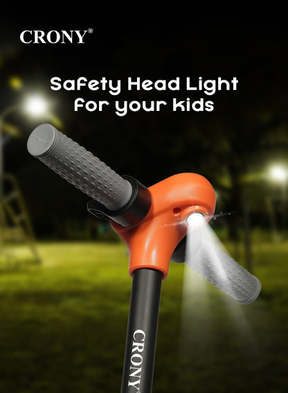 سكوتر كهربائي للأطفال CRONY ZL-E7 مع مكبر صوت، إطار قابل للطي وخفيف الوزن مع إطارات فراغية