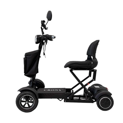 سكوتر التنقل الكهربائي CRONY YB-M04 للبالغين، كرسي متحرك قابل للطي، مدى طويل، عجلة أمامية 10 إنش، سكوتر للسفر