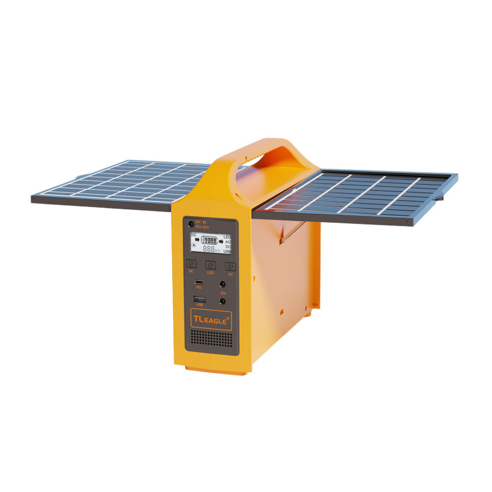 CRONY EG-013 Portable 100W Solar Inverter 76.8Wh LiFePO4 Battery USB PD Fast Charging