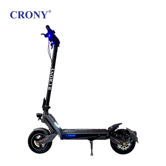 CRONY N07 GT Electric Scooter, 2000W Motor, 48V 18.5Ah Battery, 45–70 km/h, 45–60 km Range, Dual Suspension, 10-Inch Tires, NFC Unlock & App Connectivity
