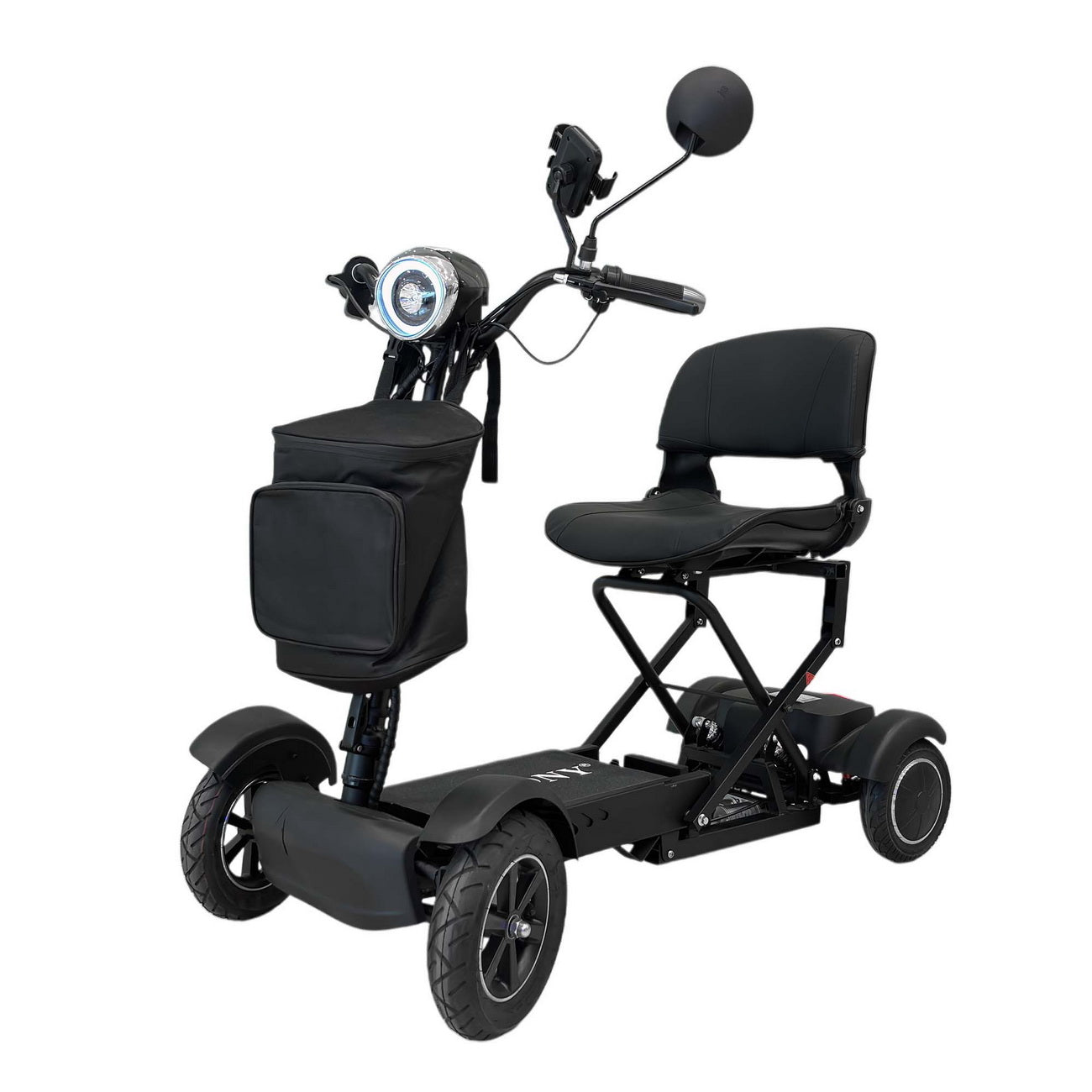 سكوتر التنقل الكهربائي CRONY YB-M04 للبالغين، كرسي متحرك قابل للطي، مدى طويل، عجلة أمامية 10 إنش، سكوتر للسفر