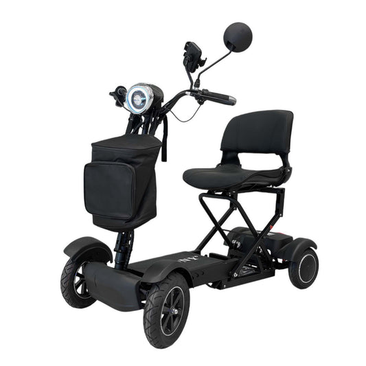 سكوتر التنقل الكهربائي CRONY YB-M04 للبالغين، كرسي متحرك قابل للطي، مدى طويل، عجلة أمامية 10 إنش، سكوتر للسفر