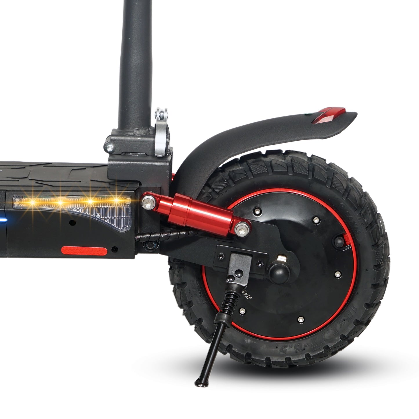 سكوتر كهربائي CRONY T4 بشاشة كبيرة وسرعة عالية مع مصابيح LED ثلاثية التصميم قابل للطي