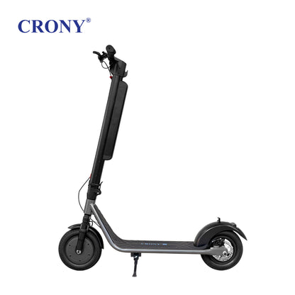CRONY X11S APP Electric Scooter, 450W Motor, 36V 13Ah Detachable Battery, 40-60KM/H Speed, 30-40KM Range, 10 Inch Tires, LED Display, APP Connectivity, IP54 Waterproof, Front & Rear Disc Brakes, Foldable Design