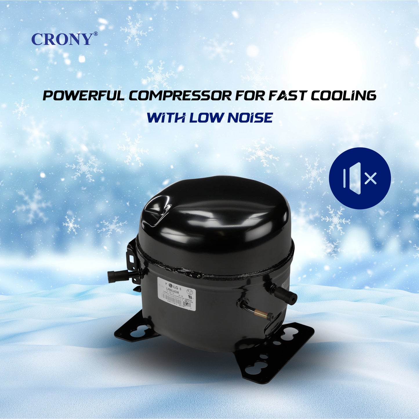 ثلاجة سيارة CRONY 9L-C9 ضاغط جمال ثلاجة صغيرة مستحضرات التجميل العناية بالبشرة صندوق تبريد متنقل