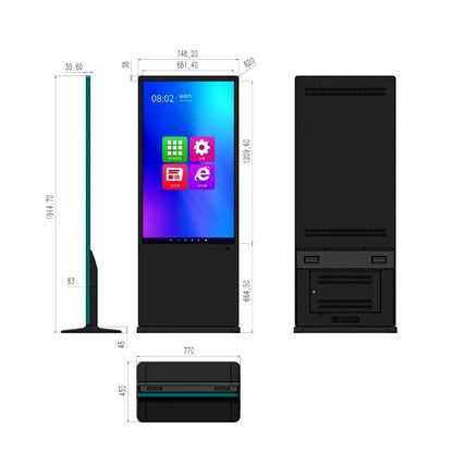 CRONY TX55-2 شاشة ذكية تفاعلية تعمل باللمس 55 بوصة 4K عرض ذكي أندرويد 11 لوحة LED مكبر صوت مزدوج للمكتب المدرسة المؤتمر