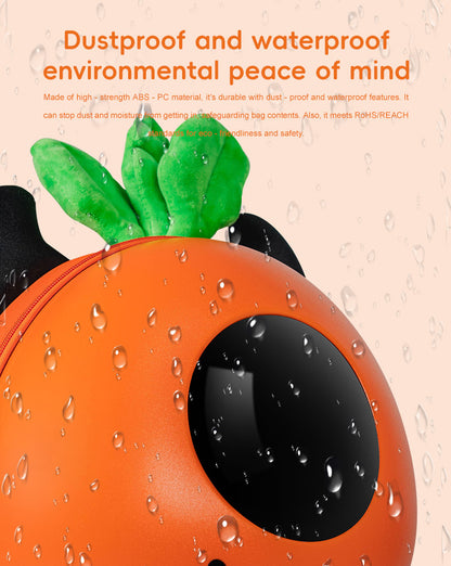 حقيبة ظهر CRONY Carrot LED ذكية لعرض البكسل الفني حقيبة ظهر قابلة للبرمجة عبر البلوتوث مع شاشة LED بحجم 32x32 عرض نصوص ورسوم متحركة مخصصة للسفر والمدرسة والتنقل هدايا تقنية