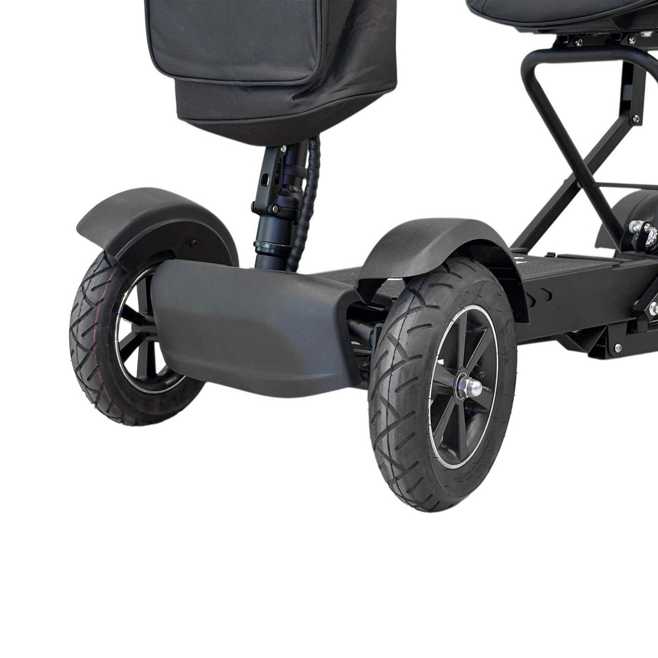 سكوتر التنقل الكهربائي CRONY YB-M04 للبالغين، كرسي متحرك قابل للطي، مدى طويل، عجلة أمامية 10 إنش، سكوتر للسفر