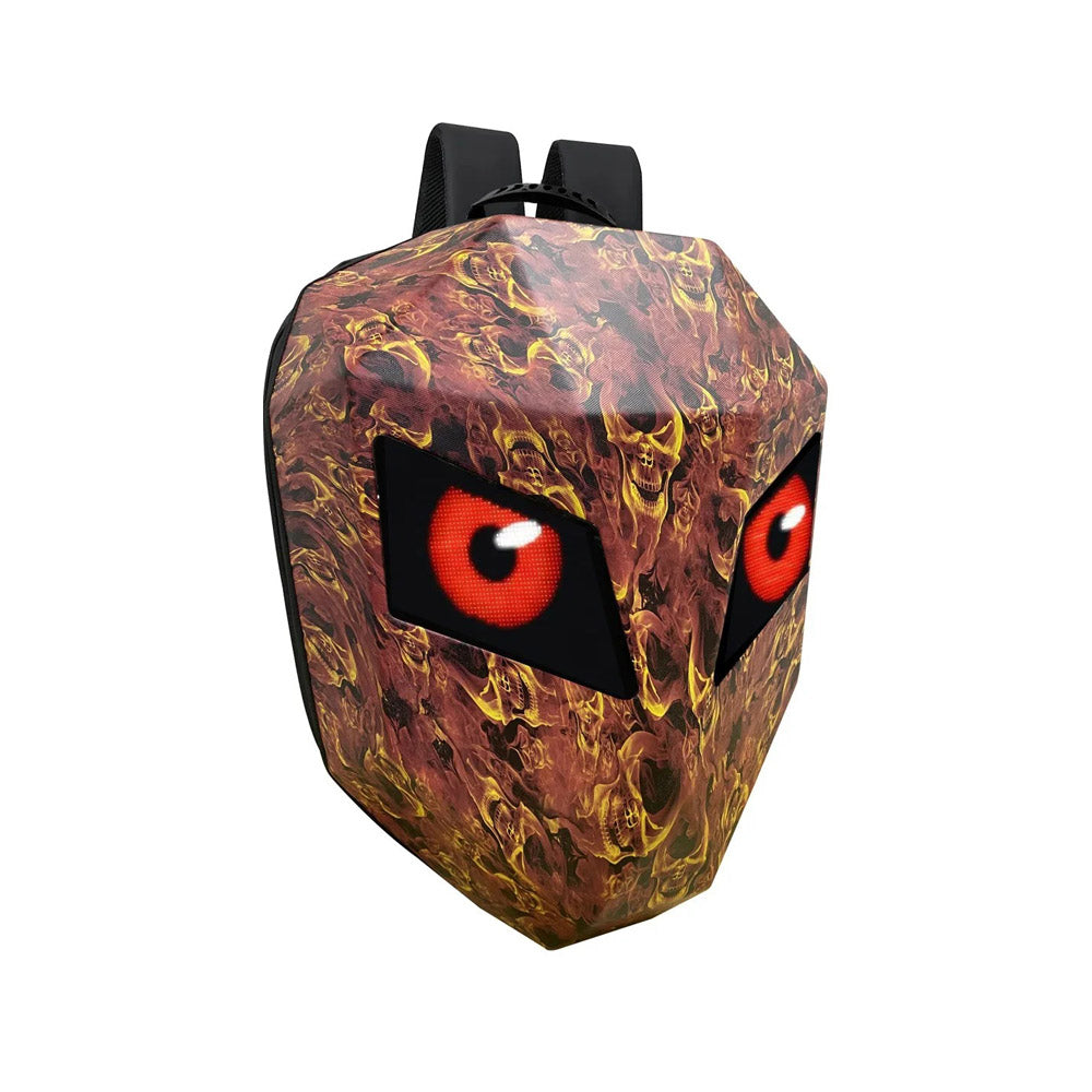 حقيبة ظهر LED الرجل الحديدي كروني ترقية حقيبة ظهر LED الرجل الحديدي شاشة فارس حقيبة دراجة نارية حقيبة سفر رائعة حقيبة سكوتر