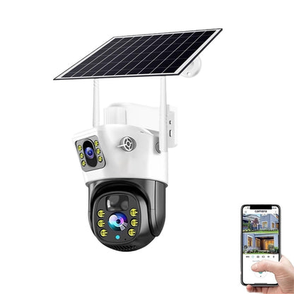 كاميرا شمسية CRONY VCS09 4G WIFI كاميرات أمان خارجية كاميرات خارجية لاسلكية بدقة 4MP/8MP عالية الوضوح كاميرا PTZ شمسية IP مزودة ببطارية مدمجة كاميرات مراقبة فيديو