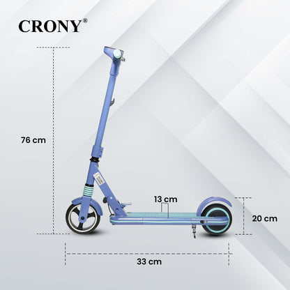 سكوتر كهربائي للأطفال CRONY JL019-01 شاشة LED هيكل قابل للطي بخطوة واحدة