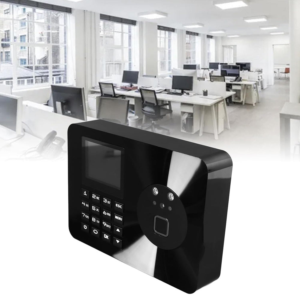 آلة حضور بالبصمة CRONY X3 لجهاز الوقت الوجهي شاشة ملونة 2.8 بوصة استقرائية دقة عالية 500DPI ساعة بصمة الوقت