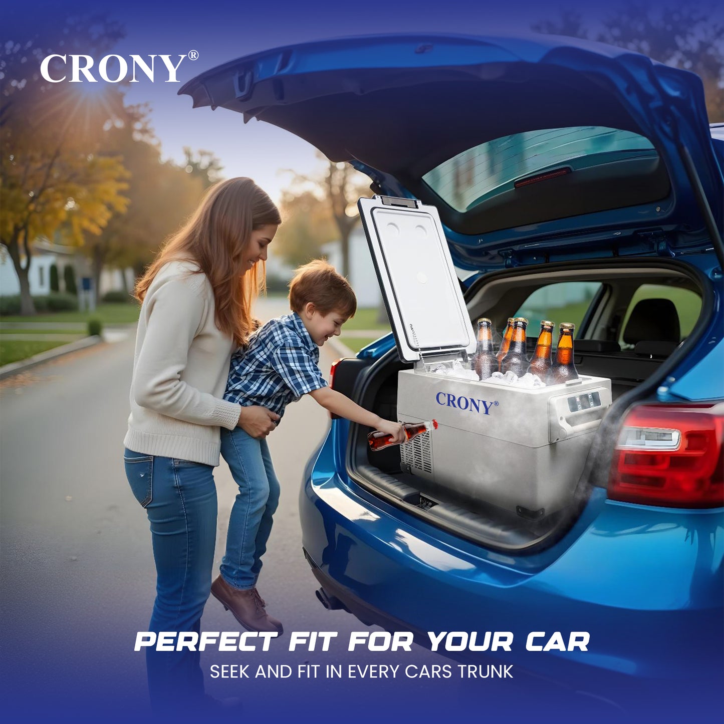 ثلاجة سيارة محمولة CRONY CF35 فريزر تخييم مبرد كهربائي الأفضل