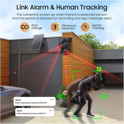 كاميرا بطارية شمسية منخفضة الطاقة CRONY ST-598-8M-20X-4G