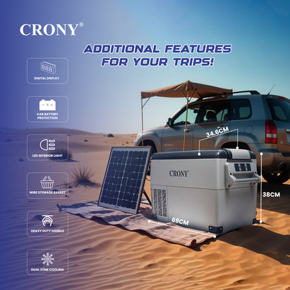 ثلاجة سيارة محمولة CRONY CF35 فريزر تخييم مبرد كهربائي الأفضل