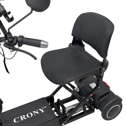 سكوتر التنقل الكهربائي CRONY YB-M04 للبالغين، كرسي متحرك قابل للطي، مدى طويل، عجلة أمامية 10 إنش، سكوتر للسفر