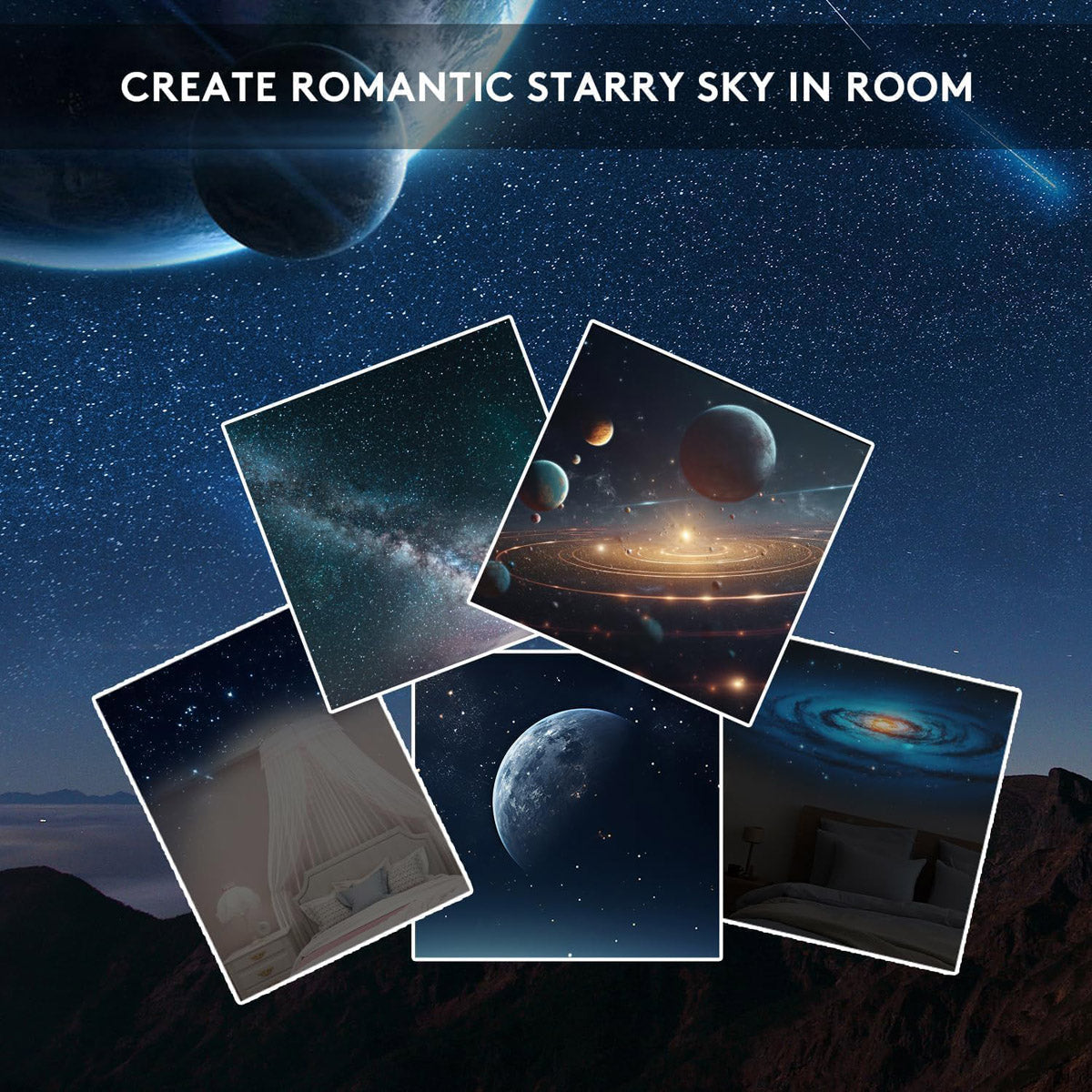 مصباح جهاز عرض النيازك والمجرة CRONY SKE-TKQ01