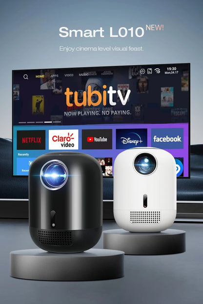 CRONY L010 LCD Smart Projector Android 11 WIFI Mini Portable 4K Full HD 1080p