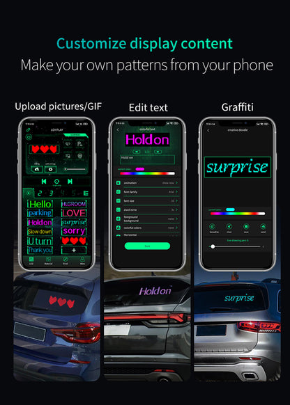 CRONY K6 35-11سم K7 500*110مم K12 120-600مم جهاز تحكم عن بعد للسيارة عرض دي آي واي لوحة عرض إعلانية LED