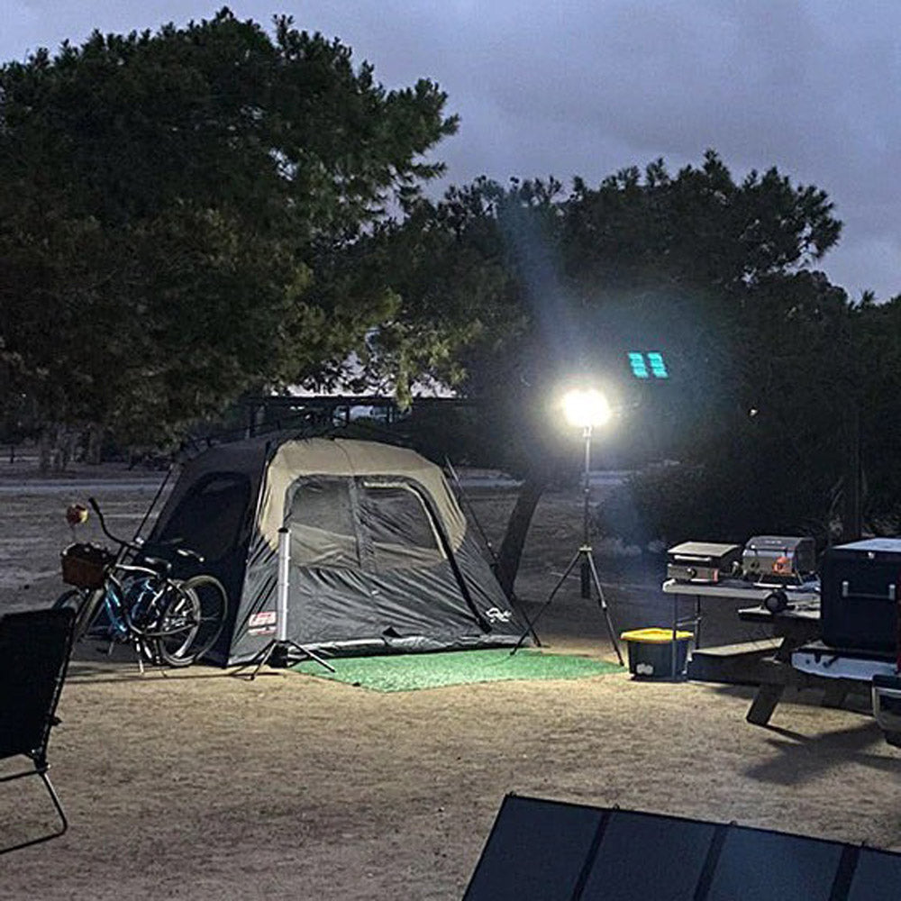 Crony CN-25 High Lumen Solar powered Battery outdoor fishing light Camping LED Light With 3x 5200 mAh Power Bank