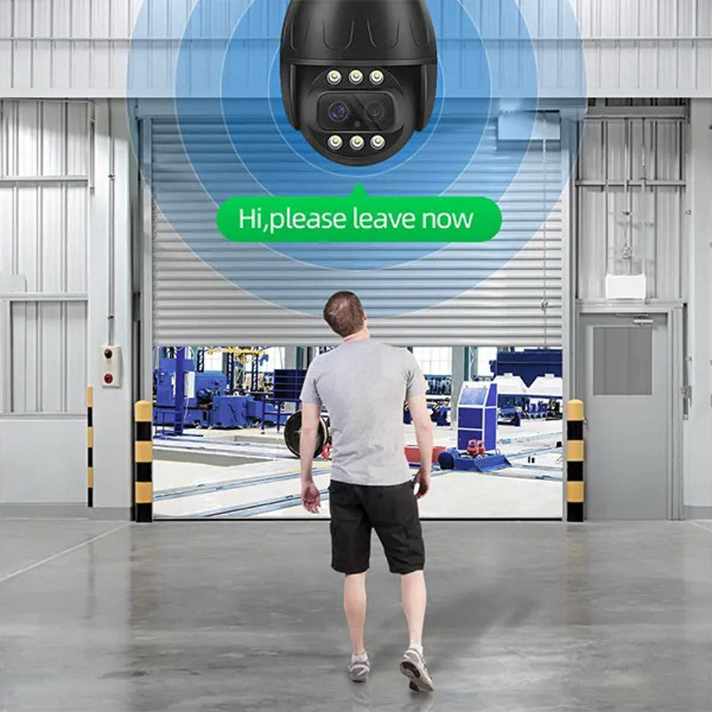 كاميرا CRONY VST-DL26G-3IN1-4MP-10X 4G بعدستين 4K واي فاي/لان/4G GSM بان وتيلت وزوم كاميرا أمان ذكية