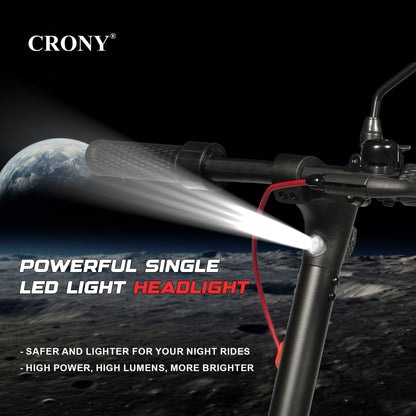 سكوتر كهربائي CRONY M365 MAX بتعليق مزدوج وتصميم قابل للطي مع اتصال عبر التطبيق