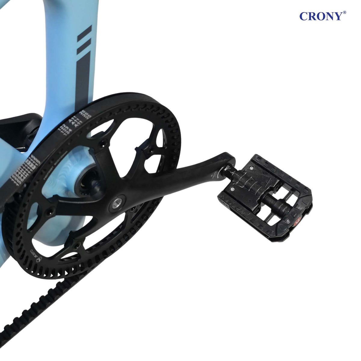 CRONY A20 Electric Bike, 350W Motor, 25–30 km/h Top Speed, 36V 9.6Ah Battery, 35–50 km Pure Electric Range, 80–100 km Assisted Range, 20-Inch Tires, Torque Sensor, Carbon Belt Drive, 2.4" IPS Color Display, Smart App, Foldable E-Bike