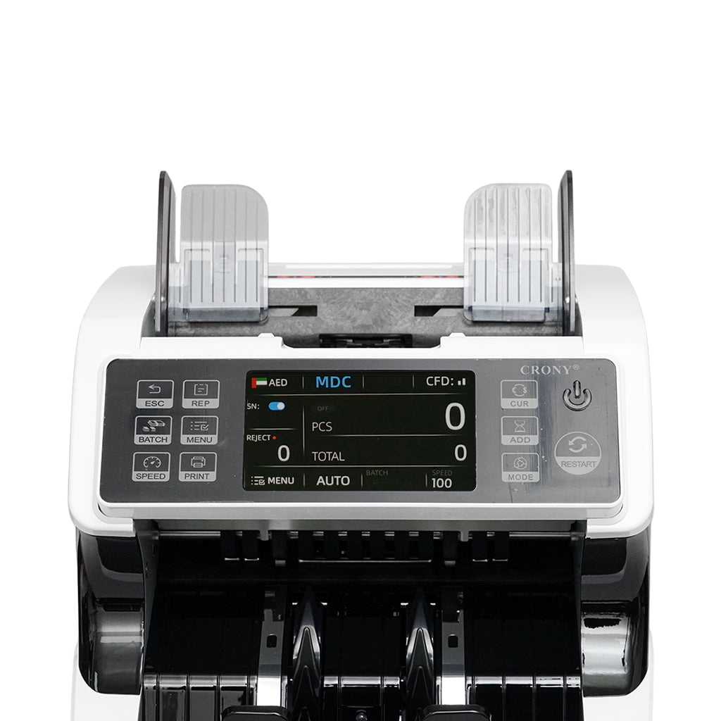 جهاز عد النقود عالي الجودة CRONY AL-920 للتحقق من الأوراق النقدية متعدد العملات والقيم مزدوج