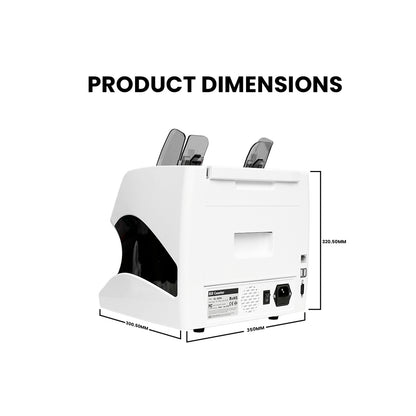 جهاز عد النقود عالي الجودة CRONY AL-920 للتحقق من الأوراق النقدية متعدد العملات والقيم مزدوج