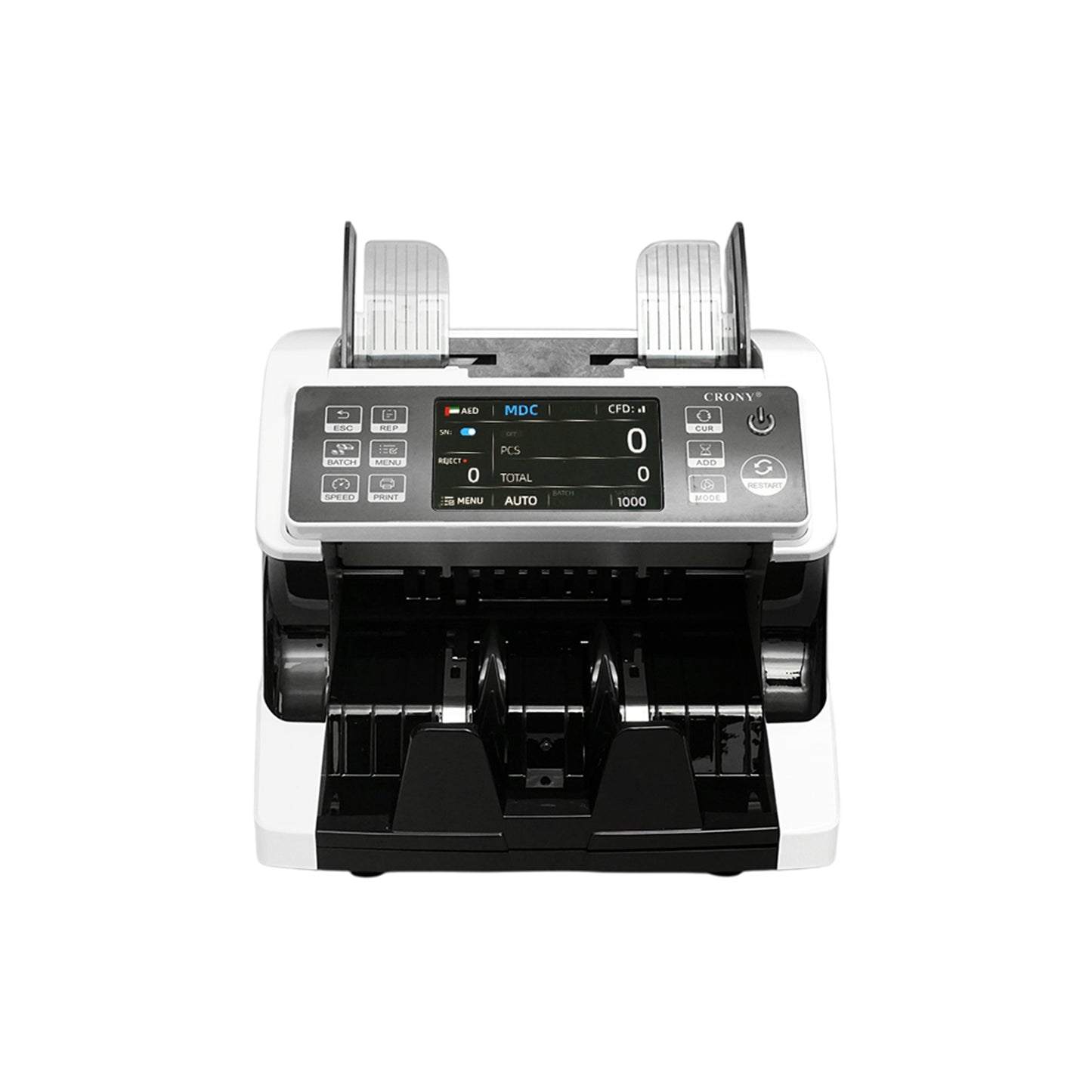 جهاز عد النقود عالي الجودة CRONY AL-920 للتحقق من الأوراق النقدية متعدد العملات والقيم مزدوج